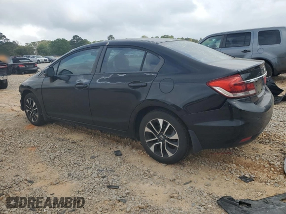 2013 Honda Civic EX with VIN 2HGFB2F80DH521820, listed as a Copart auction lot 51419205 with 137,119 mi miles and Salvage Title. Bid and sale history available at DreamBid. Image 2.