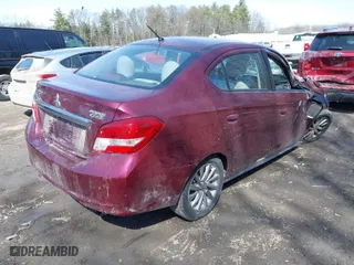 2019 Mitsubishi Mirage G4 ES with VIN ML32F3FJ1KHF00364, listed as a IAAI auction lot 41785587 with 110,159 mi miles. Bid and sale history available at carsss.com. Image 4.