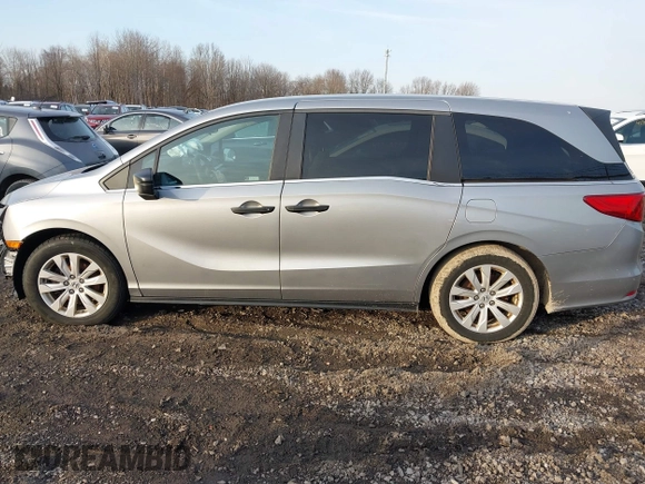 2019 Honda Odyssey LX with VIN 5FNRL6H20KB028201, listed as a IAAI auction lot 41787562 with 56,469 mi miles and . Bid and sale history available at DreamBid. Image 15.