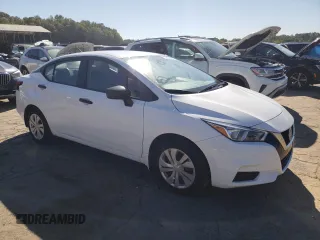 2022 Nissan Versa S with VIN 3N1CN8DV9NL855960, listed as a Copart auction lot 73830144 with Not provided miles and Salvage title. Bid and sale history available at DreamBid. Image 4.