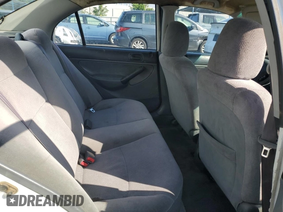 2001 Honda Civic LX with VIN 2HGES16591H574104, listed as a Copart auction lot 54454755 with 240,876 mi miles and Salvage Title. Bid and sale history available at carsss.com. Image 10.