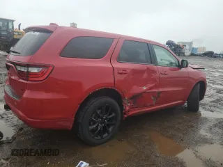 2018 Dodge Durango GT with VIN 1C4RDJDG9JC496148, listed as a Copart auction lot 48123965 with 107,571 mi miles and Salvage Title. Bid and sale history available at DreamBid. Image 3.