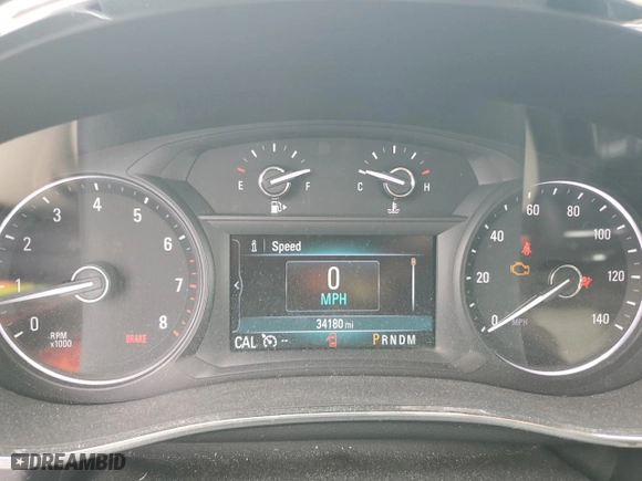 2017 Buick Encore Premium with VIN KL4CJDSB1HB022857, listed as a Copart auction lot 76746504 with 34,180 mi miles and Salvage Title. Bid and sale history available at carsss.com. Image 9.