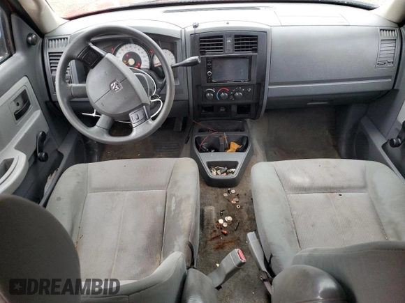 2005 Dodge Dakota ST with VIN 1D7HE28K65S327610, listed as a Copart auction lot 85671484 with 188,264 mi miles and Salvage Title. Bid and sale history available at DreamBid. Image 8.