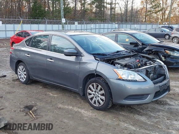 2015 Nissan Sentra SV with VIN 3N1AB7AP3FL684804, listed as a IAAI auction lot 41117429 with 166,717 mi miles and . Bid and sale history available at DreamBid. Image 1.