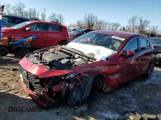 2019 Mazda 3 w/Select Pkg with VIN JM1BPACL1K1107619, listed as a Copart auction lot 42220895 with Not Provided miles and Salvage Title. Bid and sale history available at carsss.com. Image 1.