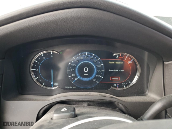 2018 Cadillac Escalade Luxury with VIN 1GYS4BKJ2JR159060, listed as a Copart auction lot 46138345 with 53,874 mi miles and Salvage Title. Bid and sale history available at carsss.com. Image 9.