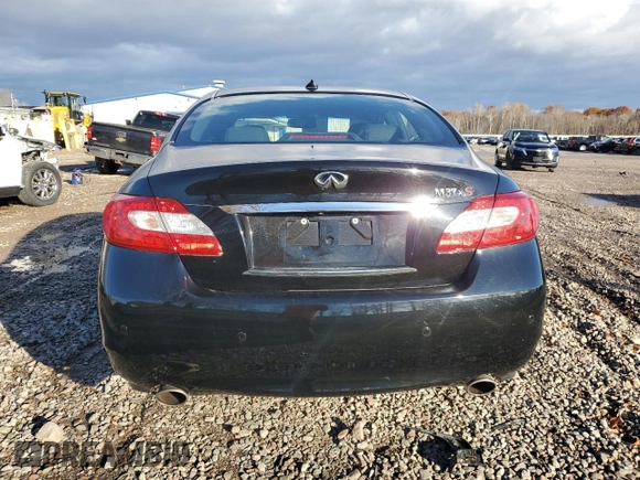 2013 Infiniti M37 with VIN JN1BY1AR8DM602201, listed as a Copart auction lot 78476914 with 81,563 mi miles and Non Repairable. Bid and sale history available at carsss.com. Image 6.