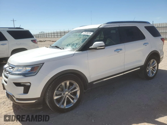 2019 Ford Explorer Limited z VIN 1FM5K7FH8KGA71944, wystawiony jako Copart lot #47575315 z przebiegiem 47 656 mil mil oraz Szkoda całkowita • Salvage title. Historia ofert i sprzedaży dostępna na DreamBid. Obrazek 1.