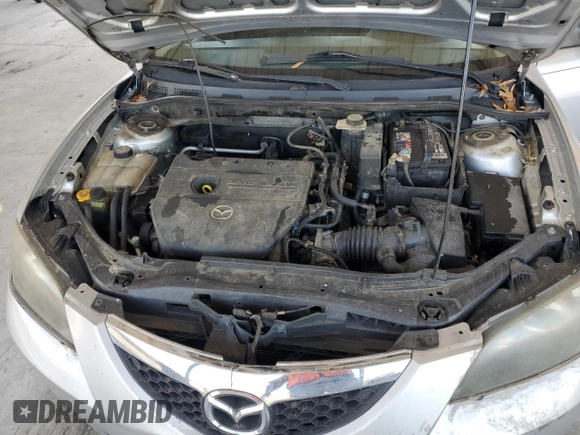 2008 Mazda 3 i Sport with VIN JM1BK12F381791446, listed as a Copart auction lot 43810635 with 134,415 mi miles and Salvage Title. Bid and sale history available at DreamBid. Image 11.
