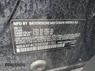 2014 BMW 7 Series 740Li xDrive with VIN WBAYF4C55ED281791, listed as a Copart auction lot 64210005 with 154,365 mi miles and Clean title. Bid and sale history available at DreamBid. Image 13.