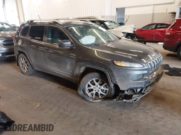 2014 Jeep Cherokee Latitude with VIN 1C4PJMCS4EW272815, listed as a IAAI auction lot 41616504 with 97,613 mi miles and . Bid and sale history available at carsss.com. Image 1.