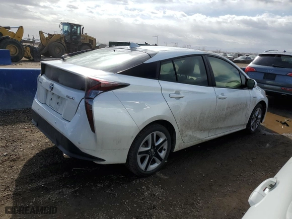 2017 Toyota Prius Two with VIN JTDKARFU6H3049167, listed as a Copart auction lot 45735005 with 0 mi miles and Salvage Title. Bid and sale history available at carsss.com. Image 3.