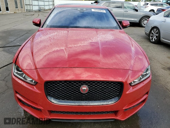 2018 Jaguar XE 25t Prestige with VIN SAJAK4FX4JCP24351, listed as a Copart auction lot 74556834 with 66,406 mi miles and Salvage Title. Bid and sale history available at carsss.com. Image 5.
