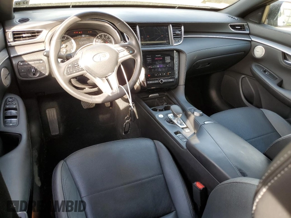 2023 Infiniti QX55 Essential with VIN 3PCAJ5KR9PF102225, listed as a Copart auction lot 53960505 with 40,156 mi miles and Salvage title. Bid and sale history available at DreamBid. Image 8.