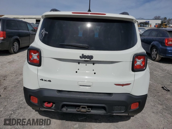 2018 Jeep Renegade Trailhawk with VIN ZACCJBCB6JPG95244, listed as a Copart auction lot 49767165 with 93,526 mi miles and Salvage Title. Bid and sale history available at carsss.com. Image 6.