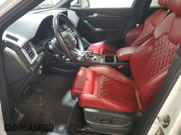 2018 Audi SQ5 Prestige with VIN WA1C4AFY0J2228486, listed as a Copart auction lot 53444105 with 100,846 mi miles and Salvage title. Bid and sale history available at DreamBid. Image 7.