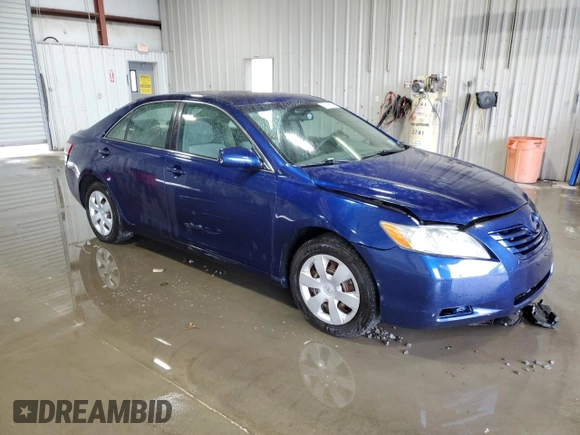 2007 Toyota Camry CE with VIN 4T1BE46K77U022151, listed as a Copart auction lot 55198805 with 118,281 mi miles and Salvage Title. Bid and sale history available at DreamBid. Image 4.