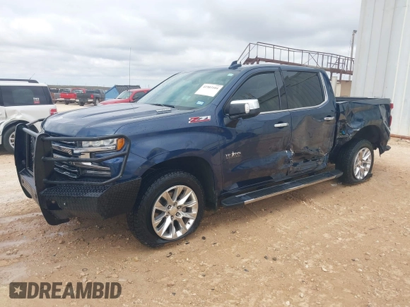 2022 Chevrolet Silverado 1500 LTZ with VIN 1GCUYGET2NZ218966, listed as a IAAI auction lot 41903104 with 101,800 mi miles and . Bid and sale history available at DreamBid. Image 2.