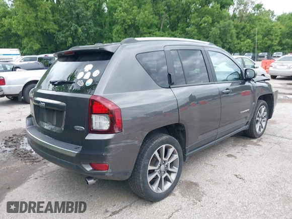 2017 Jeep Compass High Altitude с VIN 1C4NJDEB4HD188689, выставлен на аукционе IAAI как лот 39418341 с пробегом 80 479 миль миль и . История ставок и продаж доступна на DreamBid. Изображение 4.