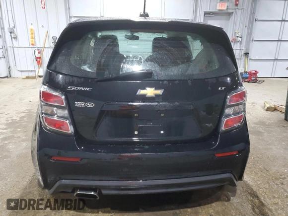 2017 Chevrolet Sonic LT with VIN 1G1JD6SH4H4135140, listed as a Copart auction lot 89047375 with 119,474 mi miles and Salvage Title. Bid and sale history available at carsss.com. Image 6.