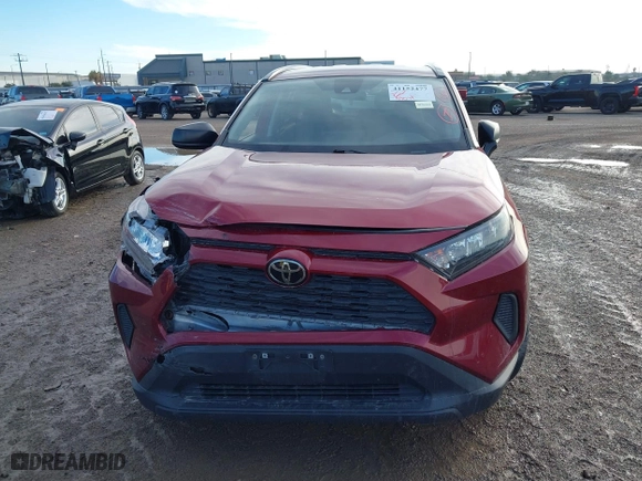 2021 Toyota RAV4 LE with VIN JTMH1RFV7MD067278, listed as a IAAI auction lot 41152477 with 55,094 mi miles. Bid and sale history available at carsss.com. Image 12.