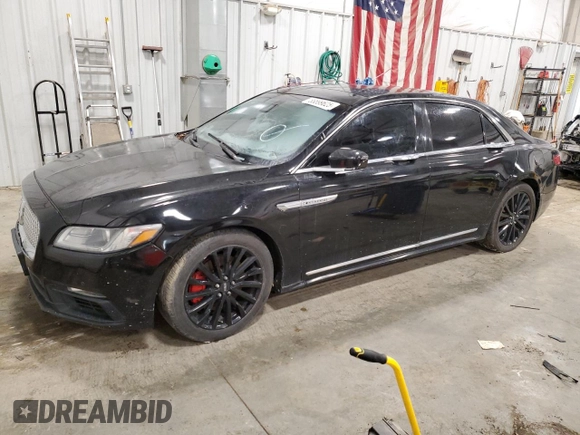 2017 LINCOLN CONTINENTL SELECT with VIN 1LN6L9TP1H5606139, listed as a Copart auction lot 88899625 with Not Provided miles and Clean Title. Bid and sale history available at DreamBid. Image 1.