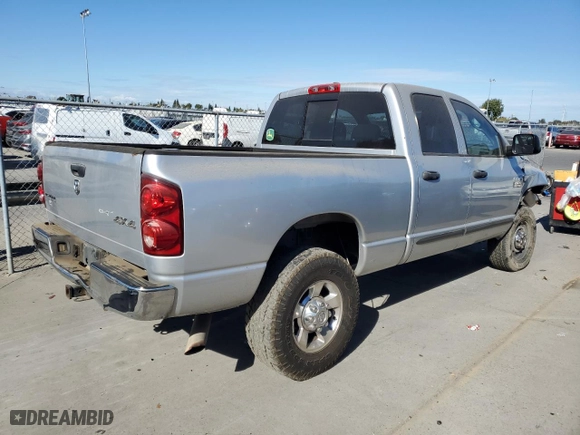 2007 Dodge Ram 2500 SLT with VIN 1D7KS28C77J568981, listed as a Copart auction lot 77975694 with 315,244 mi miles and Salvage Title. Bid and sale history available at carsss.com. Image 3.
