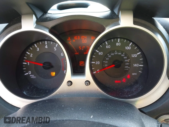 2012 Nissan Juke SL with VIN JN8AF5MV5CT109342, listed as a IAAI auction lot 42025173 with 163,104 mi miles. Bid and sale history available at carsss.com. Image 7.