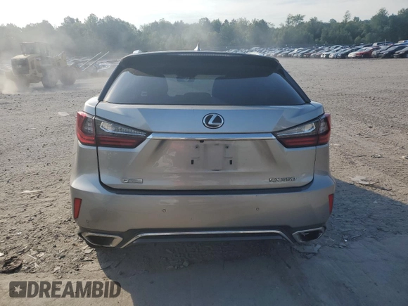 2017 Lexus RX 350 with VIN 2T2BZMCA1HC133521, listed as a Copart auction lot 59832474 with 186,327 mi miles and Salvage title. Bid and sale history available at DreamBid. Image 6.