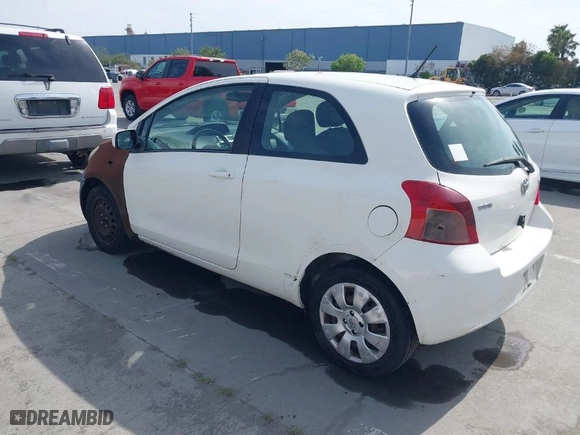 2007 Toyota Yaris with VIN JTDJT923875108158, listed as a IAAI auction lot 42055807 with 248,741 mi miles. Bid and sale history available at carsss.com. Image 3.