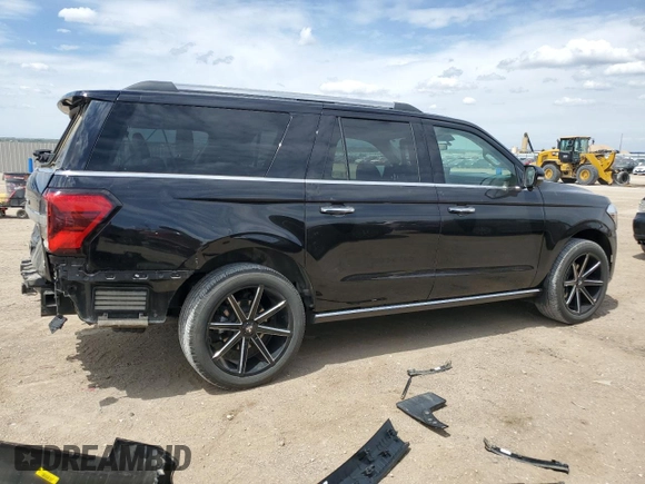 2023 Ford Expedition Max Limited с VIN 1FMJK2A82PEA63950, выставлен на аукционе Copart как лот 55773495 с пробегом 33 588 миль миль и Списание • Salvage title. История ставок и продаж доступна на DreamBid. Изображение 3.
