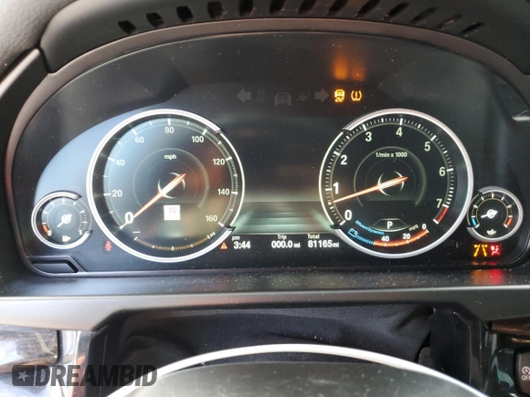 2016 BMW X6 xDrive35i with VIN 5UXKU2C59G0N81281, listed as a Copart auction lot 71541973 with 81,165 mi miles. Bid and sale history available at carsss.com. Image 9.