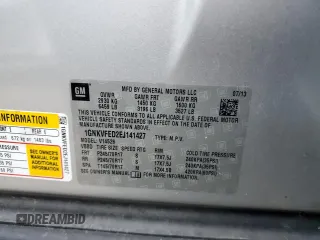 2014 Chevrolet Traverse LS z VIN 1GNKVFED2EJ141427, wystawiony jako Copart lot #83452714 z przebiegiem 132 687 mil mil oraz Szkoda całkowita • Salvage title. Historia ofert i sprzedaży dostępna na DreamBid. Obrazek 13.