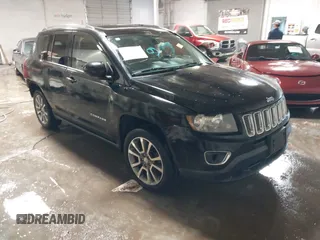 2016 Jeep Compass Latitude with VIN 1C4NJCEA5GD548777, listed as a IAAI auction lot 41263925 with 155,214 mi miles and . Bid and sale history available at DreamBid. Image 1.