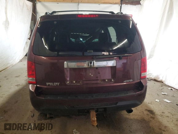 2013 Honda Pilot EX-L with VIN 5FNYF4H56DB046111, listed as a Copart auction lot 55893615 with 215,679 mi miles and Salvage Title. Bid and sale history available at DreamBid. Image 6.