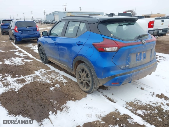 2022 Nissan Kicks SR with VIN 3N1CP5DV8NL482046, listed as a IAAI auction lot 41376359 with 19,149 mi miles. Bid and sale history available at carsss.com. Image 3.