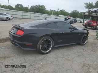2020 Ford Mustang EcoBoost with VIN 1FA6P8THXL5167016, listed as a Copart auction lot 53703615 with 45,468 mi miles and Salvage Title. Bid and sale history available at carsss.com. Image 3.