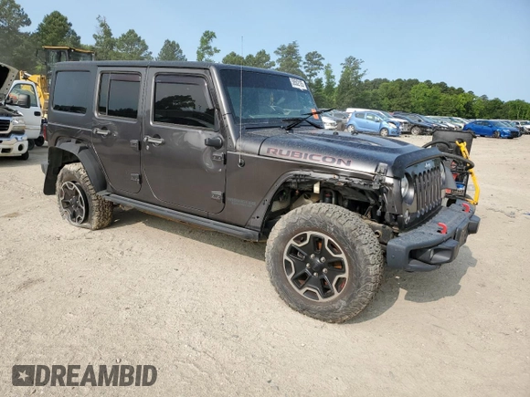 2016 Jeep Wrangler Unlimited Rubicon с VIN 1C4BJWFG1GL183933, выставлен на аукционе Copart как лот 58502105 с пробегом 110 764 миль миль и Списание • Salvage title. История ставок и продаж доступна на DreamBid. Изображение 4.