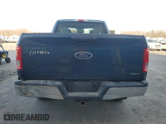 2016 Ford F-150 XLT with VIN 1FTEX1E8XGFD36154, listed as a Copart auction lot 43817235 with 277,548 mi miles and Salvage Title. Bid and sale history available at carsss.com. Image 6.