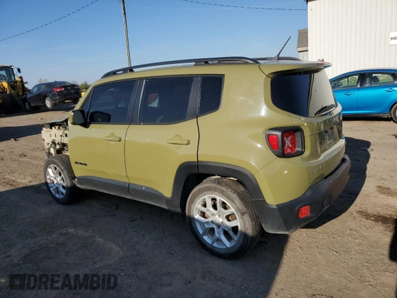 2015 Jeep Renegade Latitude z VIN ZACCJBBT3FPB87492, wystawiony jako Copart lot #56017335 z przebiegiem 112 084 mil mil oraz Szkoda całkowita • Salvage title. Historia ofert i sprzedaży dostępna na DreamBid. Obrazek 2.