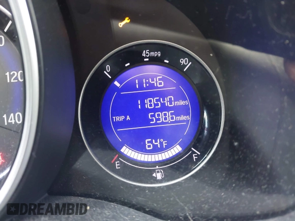 2016 Honda Fit EX with VIN JHMGK5H73GX009699, listed as a IAAI auction lot 41983913 with 118,540 mi miles and . Bid and sale history available at DreamBid. Image 15.