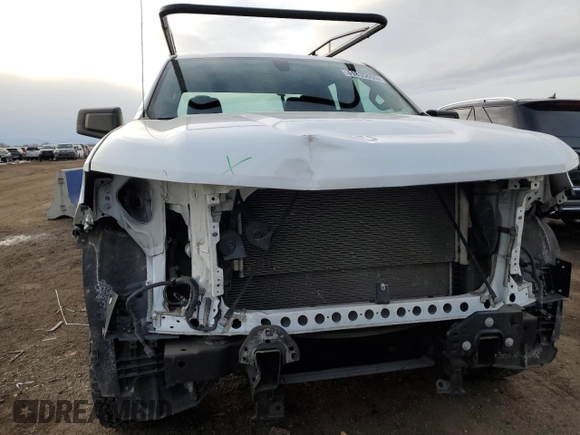 2020 Chevrolet Silverado 1500 Work Truck with VIN 1GCRWAEH7LZ259501, listed as a Copart auction lot 41835655 with 57,525 mi miles and Salvage Title. Bid and sale history available at DreamBid. Image 5.