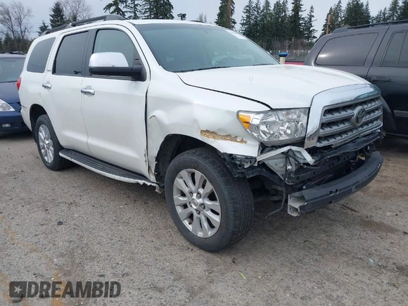2017 Toyota Sequoia Platinum with VIN 5TDDY5G11HS150228, listed as a IAAI auction lot 41756057 with 57,727 mi miles. Bid and sale history available at carsss.com. Image 1.