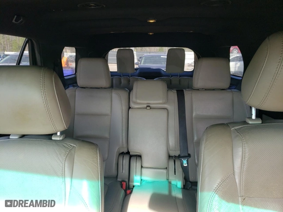 2014 Ford Explorer Limited with VIN 1FM5K7F8XEGA46130, listed as a Copart auction lot 46649385 with 186,505 mi miles and Salvage Title. Bid and sale history available at carsss.com. Image 10.