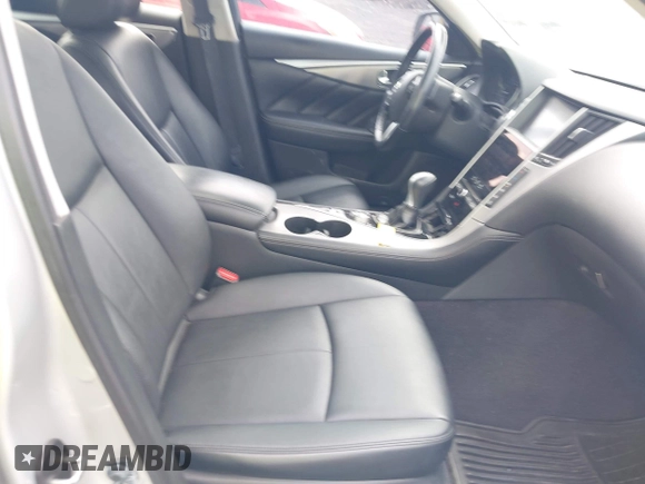 2015 Infiniti Q50 Sport with VIN JN1BV7AR1FM396590, listed as a IAAI auction lot 42687130 with 104,265 mi miles and . Bid and sale history available at DreamBid. Image 5.
