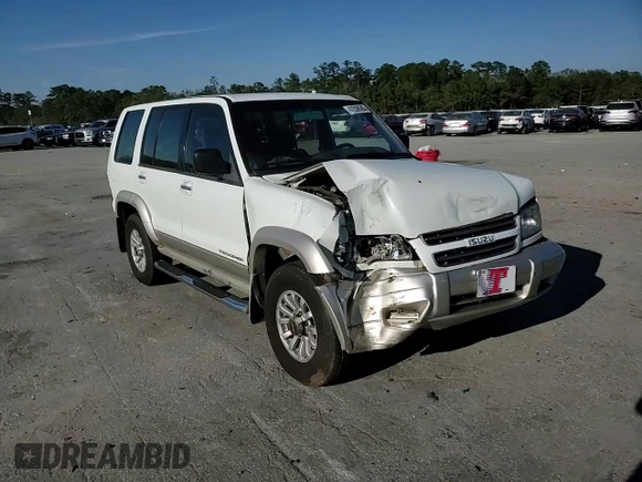 2002 Isuzu Trooper S with VIN JACDS58X427J00556, listed as a Copart auction lot 47238585 with 148,210 mi miles and Salvage Title. Bid and sale history available at DreamBid. Image 10.