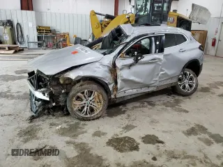 2021 BMW X2 sDrive28i with VIN WBXYH9C09M5S43877, listed as a Copart auction lot 58980795 with 79,279 mi miles and Salvage title. Bid and sale history available at DreamBid. Image 1.