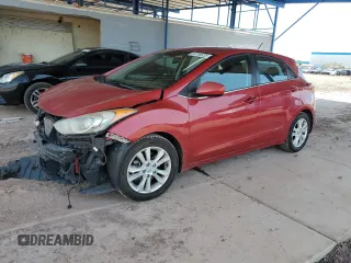 2014 Hyundai Elantra GT with VIN KMHD35LH1EU201747, listed as a Copart auction lot 52236025 with 65,268 mi miles and Salvage Title. Bid and sale history available at carsss.com. Image 1.