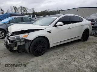 2015 Kia Cadenza Premium with VIN KNALN4D76F5191039, listed as a Copart auction lot 80936574 with 135,299 mi miles and Salvage Title. Bid and sale history available at carsss.com. Image 1.